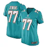 Zennovawear Women's Miami Dolphins John Jenkins Aqua Game Player Jersey