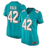 Zennovawear Women's Miami Dolphins Joshua Kalu Aqua Team Game Jersey
