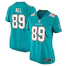 Zennovawear Women's Miami Dolphins Julian Hill Aqua Game Jersey