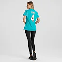Zennovawear Women's Miami Dolphins Kader Kohou Aqua Game Player Jersey