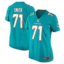 Zennovawear Women's Miami Dolphins Kion Smith Aqua Game Jersey