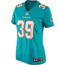Zennovawear Women's Miami Dolphins Larry Csonka Aqua Game Retired Player Jersey