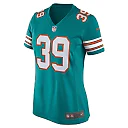 Zennovawear Women's Miami Dolphins Larry Csonka Aqua Retired Player Jersey
