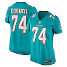 Zennovawear Women's Miami Dolphins Liam Eichenberg Aqua Game Jersey