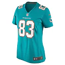 Zennovawear Women's Miami Dolphins Malik Washington Aqua Game Jersey