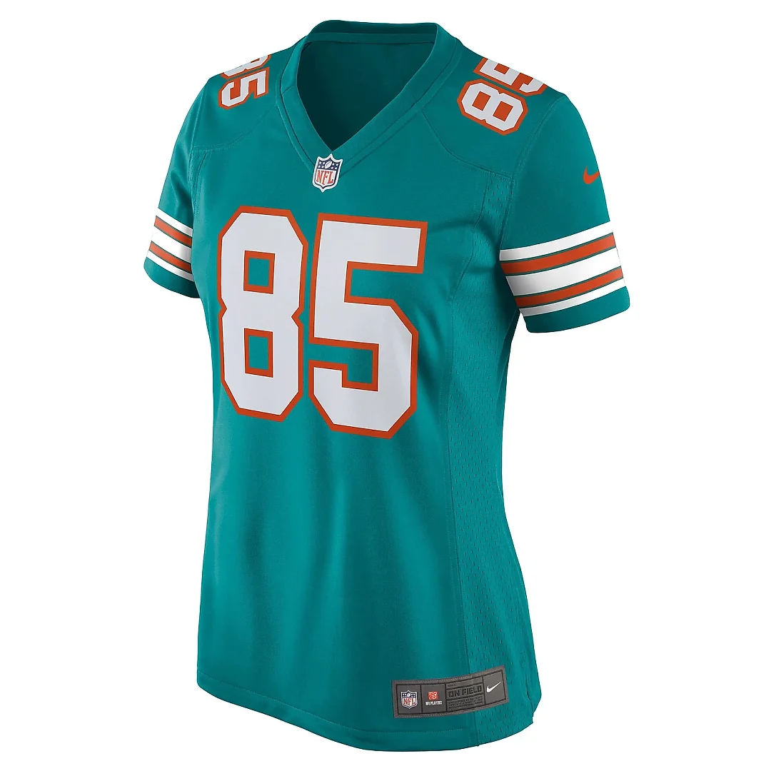 Zennovawear Women's Miami Dolphins Mark Duper Aqua Retired Player Jersey
