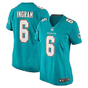 Zennovawear Women's Miami Dolphins Melvin Ingram Aqua Home Game Player Jersey