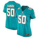 Zennovawear Women's Miami Dolphins Mohamed Kamara Aqua Game Jersey