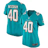 Zennovawear Women's Miami Dolphins Nik Needham Aqua Game Jersey