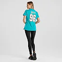 Zennovawear Women's Miami Dolphins Porter Gustin Aqua Game Player Jersey