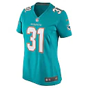 Zennovawear Women's Miami Dolphins Raheem Mostert Aqua Game Jersey