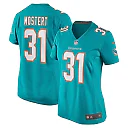 Zennovawear Women's Miami Dolphins Raheem Mostert Aqua Game Jersey