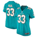 Zennovawear Women's Miami Dolphins Siran Neal Aqua Game Jersey