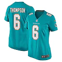 Zennovawear Women's Miami Dolphins Skylar Thompson Aqua Team Game Jersey
