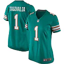 Zennovawear Women's Miami Dolphins Tua Tagovailoa Aqua Alternate Game Jersey