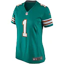 Zennovawear Women's Miami Dolphins Tua Tagovailoa Aqua Alternate Game Jersey