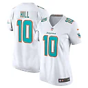 Zennovawear Women's Miami Dolphins Tyreek Hill White Player Jersey