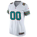 Zennovawear Women's Miami Dolphins White Alternate Custom Game Jersey