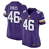 Zennovawear Women's Minnesota Vikings Aaron Dykes Purple Team Game Jersey