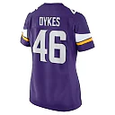 Zennovawear Women's Minnesota Vikings Aaron Dykes Purple Team Game Jersey