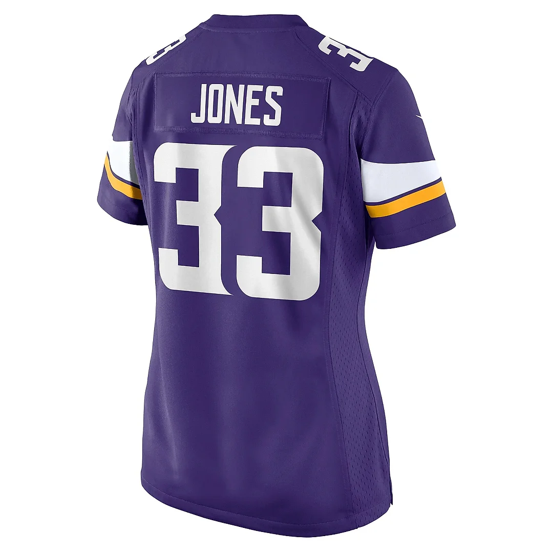 Zennovawear Women's Minnesota Vikings Aaron Jones Purple Game Jersey