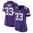 Zennovawear Women's Minnesota Vikings Aaron Jones Purple Game Player Jersey