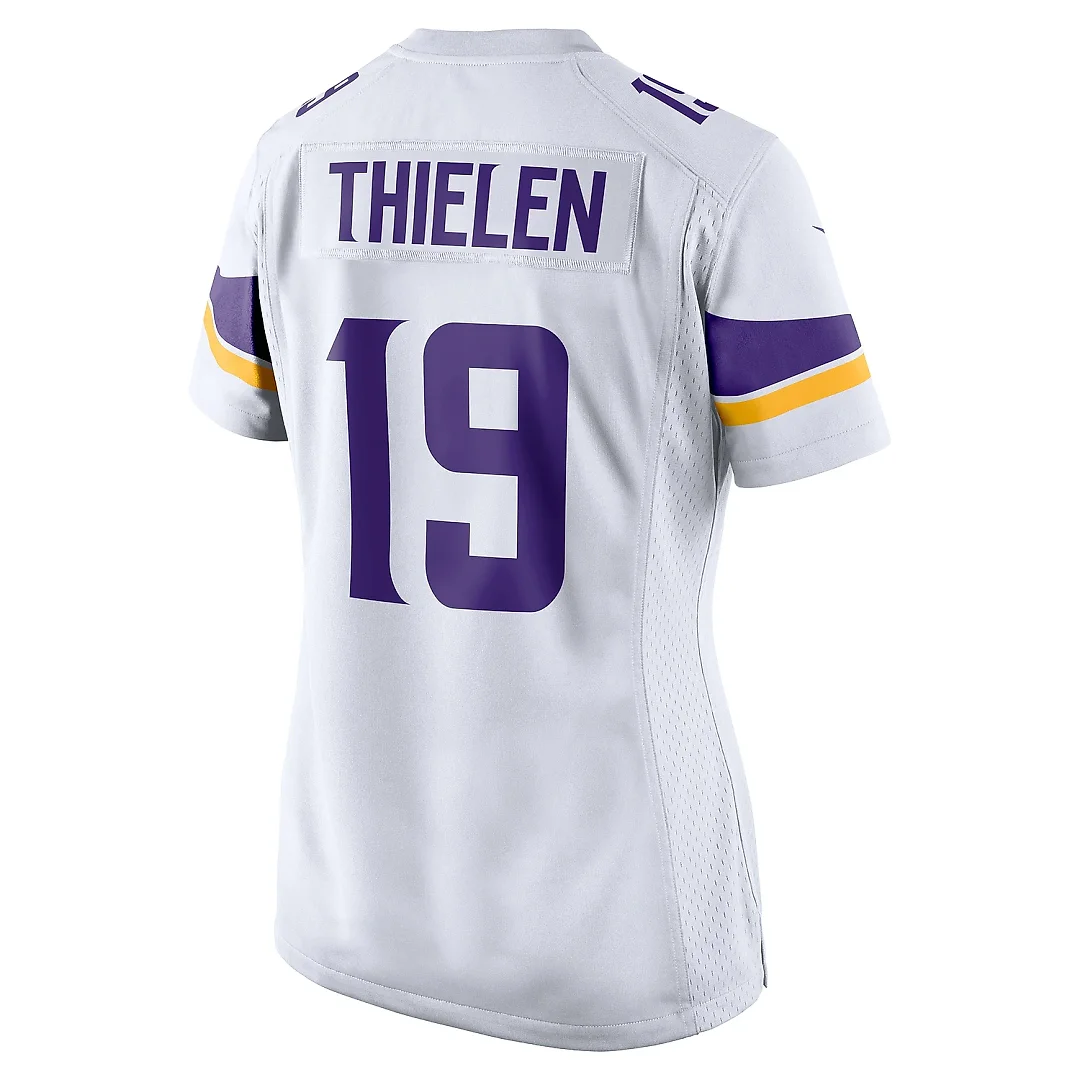 Zennovawear Women's Minnesota Vikings Adam Thielen White Game Jersey