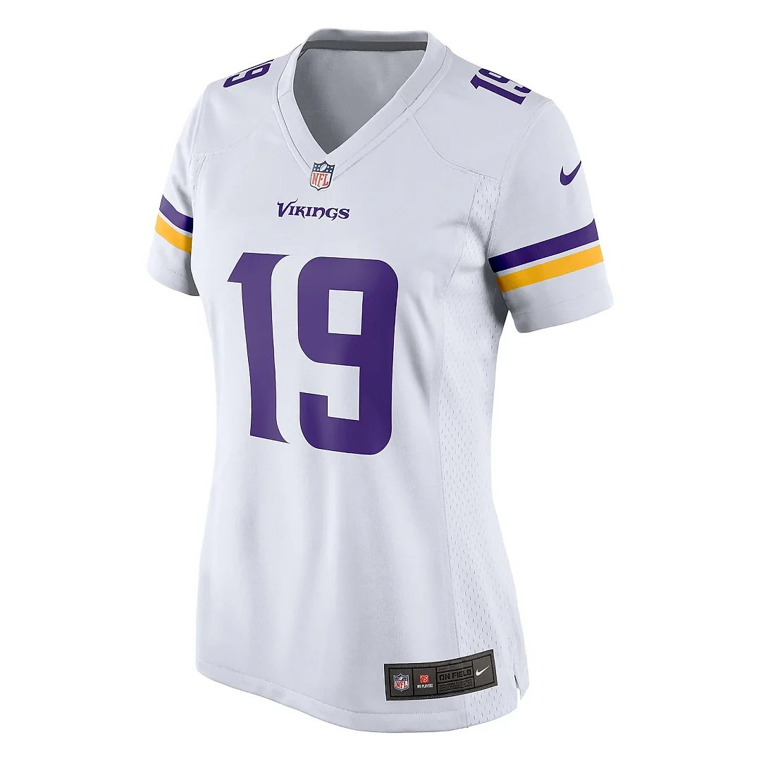 Zennovawear Women's Minnesota Vikings Adam Thielen White Game Jersey