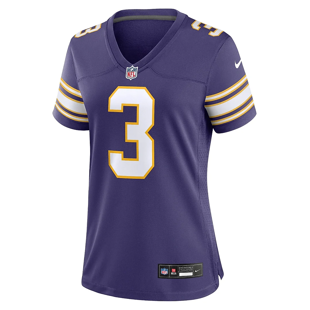 Zennovawear Women's Minnesota Vikings Addison Purple Classic Player Game Jersey