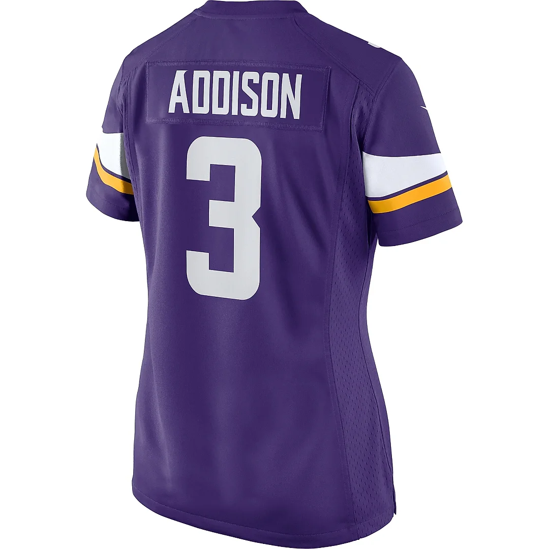 Zennovawear Women's Minnesota Vikings Addison Purple Team Game Jersey
