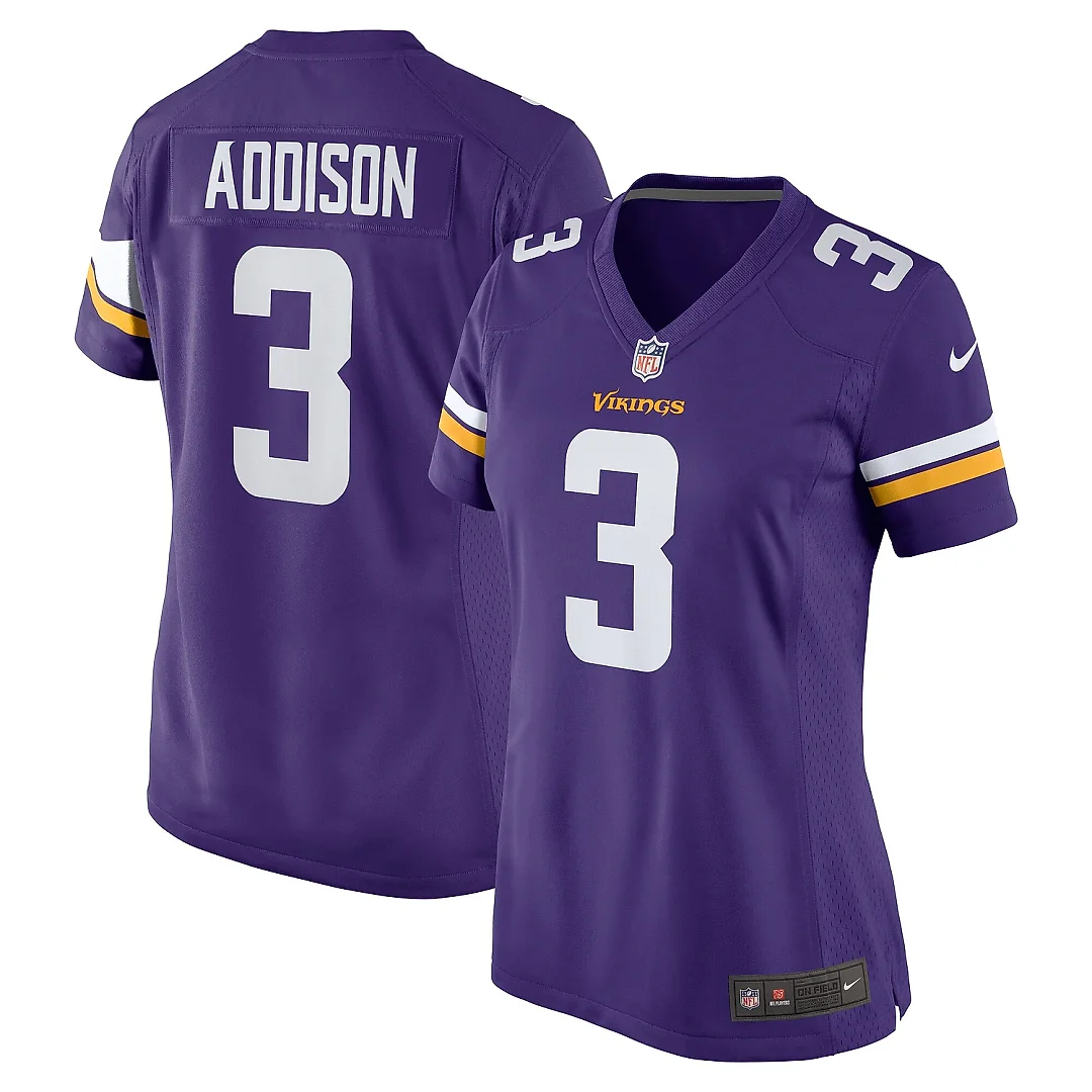 Zennovawear Women's Minnesota Vikings Addison Purple Team Game Jersey