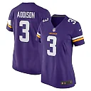 Zennovawear Women's Minnesota Vikings Addison Purple Team Game Jersey