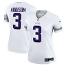 Zennovawear Women's Minnesota Vikings Addison White Alternate Legend Player Performance Top
