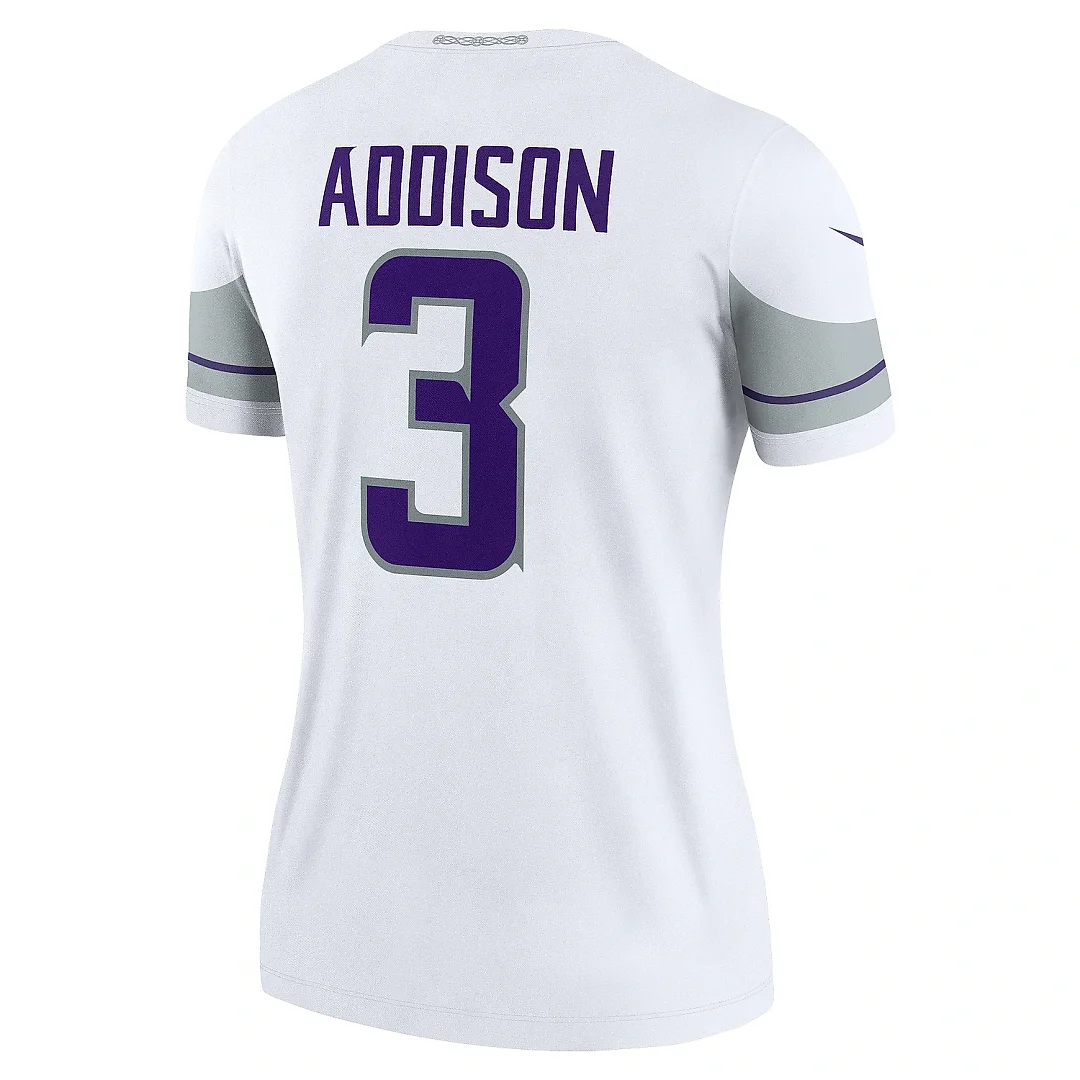 Zennovawear Women's Minnesota Vikings Addison White Alternate Legend Player Performance Top