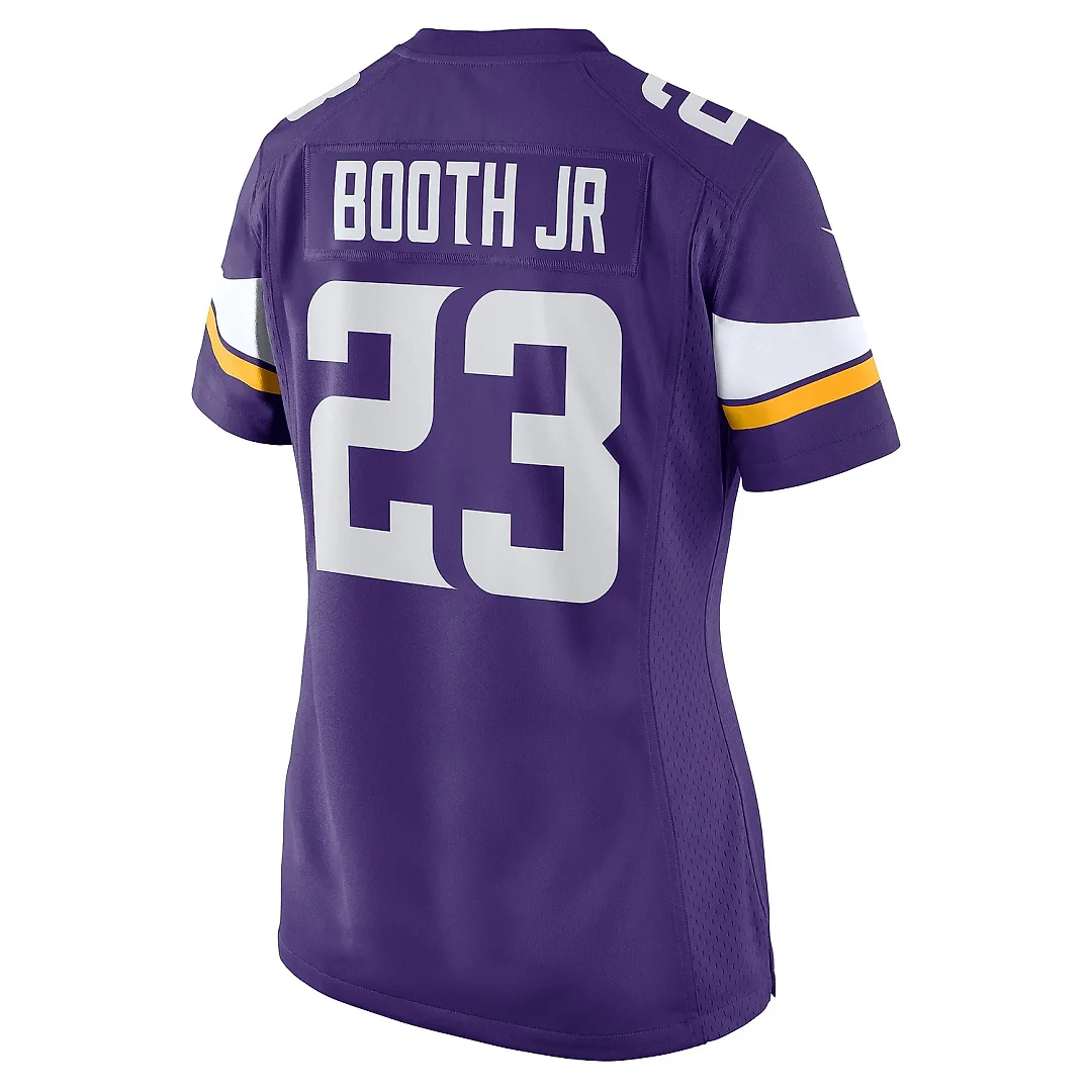 Zennovawear Women's Minnesota Vikings Andrew Booth Jr. Purple Player Game Jersey
