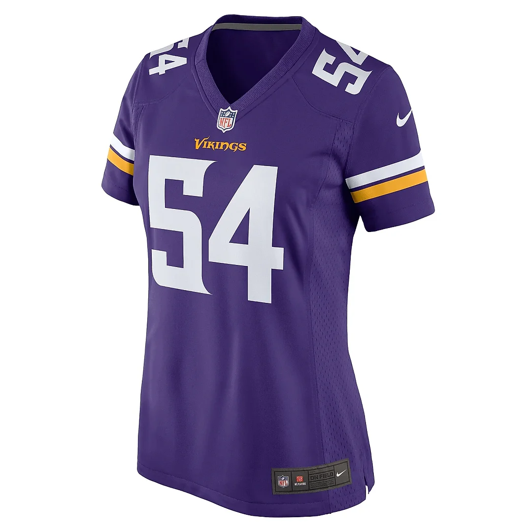 Zennovawear Women's Minnesota Vikings Anthony Barr Purple Team Game Jersey