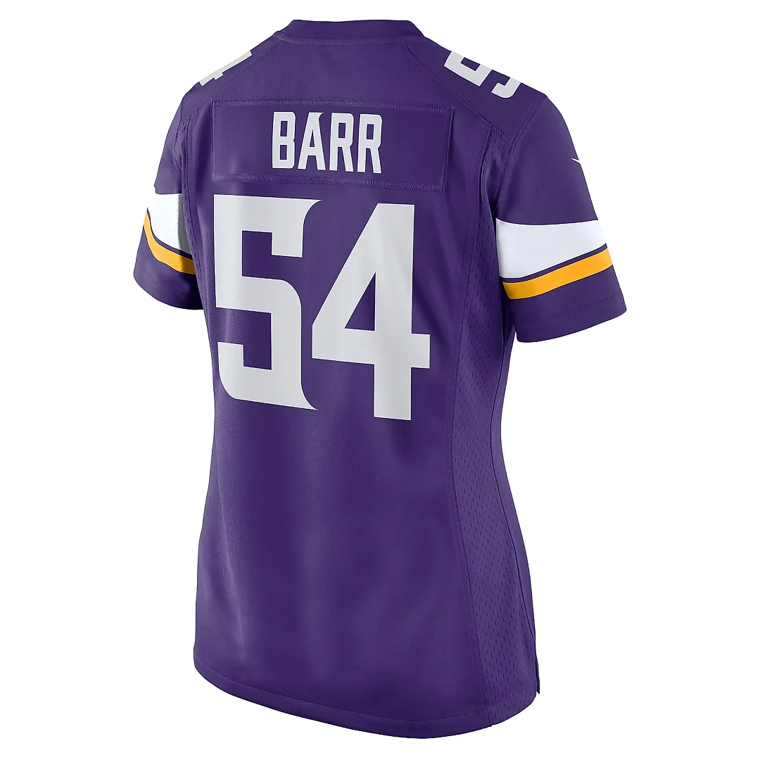 Zennovawear Women's Minnesota Vikings Anthony Barr Purple Team Game Jersey