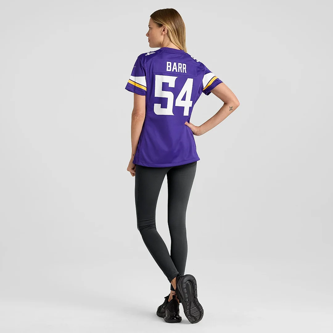 Zennovawear Women's Minnesota Vikings Anthony Barr Purple Team Game Jersey