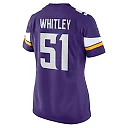 Zennovawear Women's Minnesota Vikings Benton Whitley Purple Home Game Player Jersey
