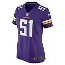 Zennovawear Women's Minnesota Vikings Blake Cashman Purple Team Game Jersey