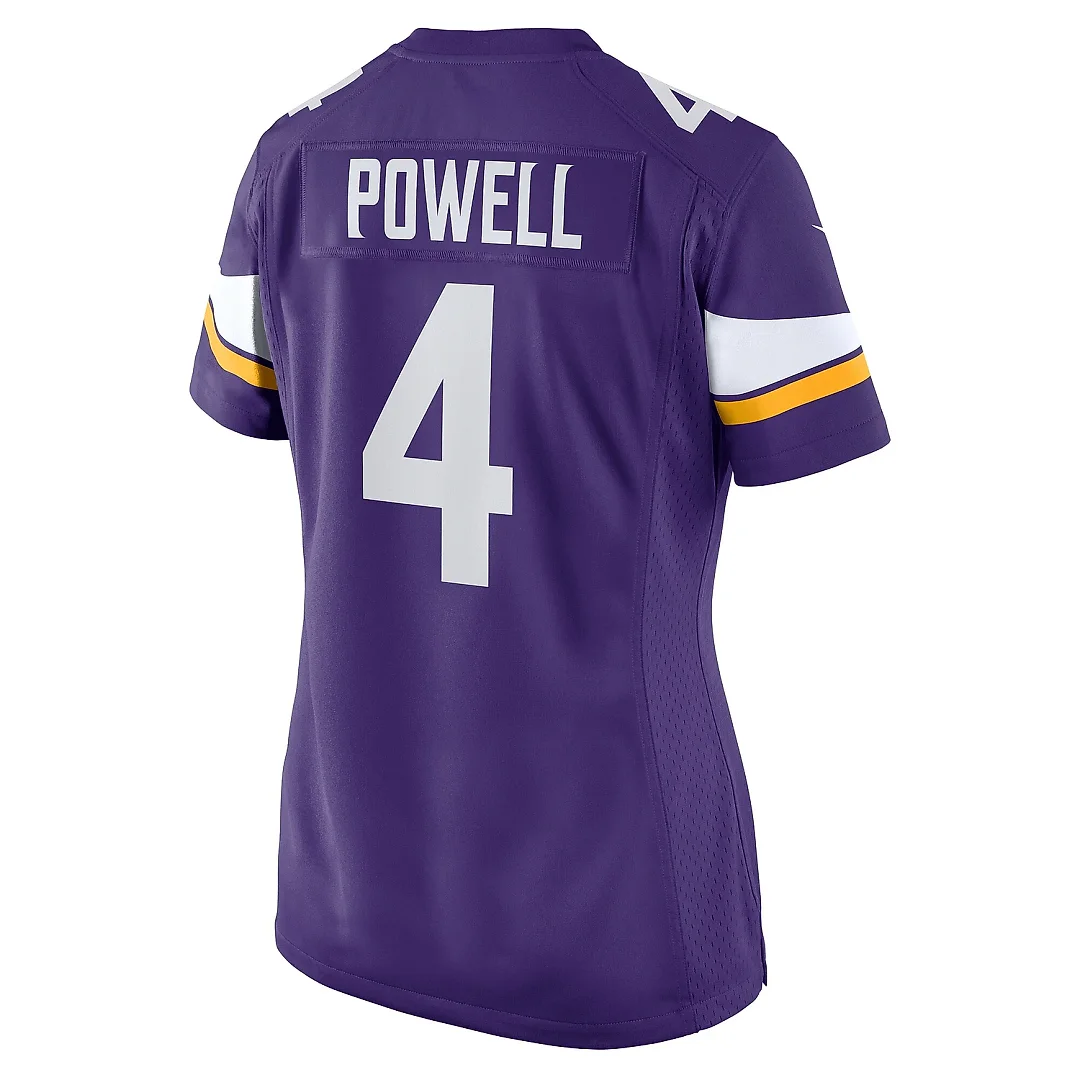 Zennovawear Women's Minnesota Vikings Brandon Powell Purple Game Jersey