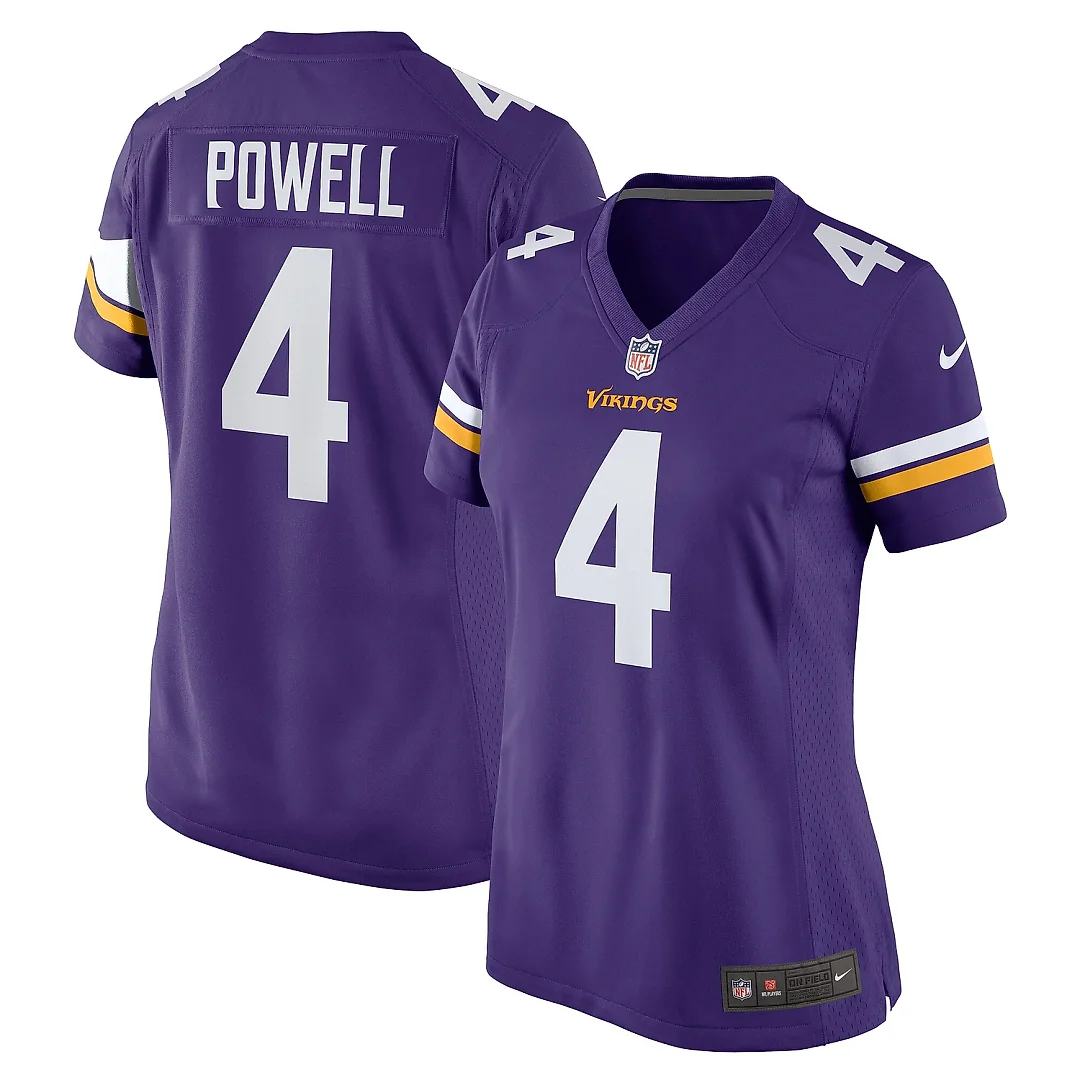 Zennovawear Women's Minnesota Vikings Brandon Powell Purple Game Jersey