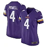 Zennovawear Women's Minnesota Vikings Brandon Powell Purple Game Jersey