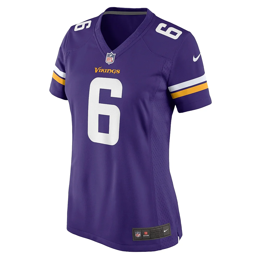 Zennovawear Women's Minnesota Vikings Brian Asamoah II Purple Game Jersey
