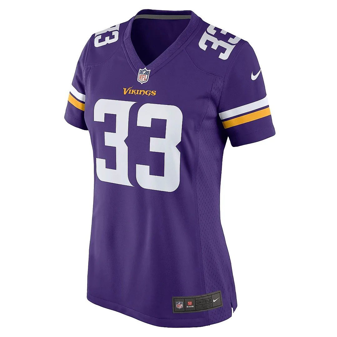 Zennovawear Women's Minnesota Vikings Brian Asamoah Purple Player Game Jersey