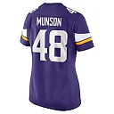 Zennovawear Women's Minnesota Vikings Calvin Munson Purple Game Jersey