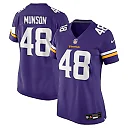 Zennovawear Women's Minnesota Vikings Calvin Munson Purple Game Jersey