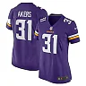 Zennovawear Women's Minnesota Vikings Cam Akers Purple Game Jersey