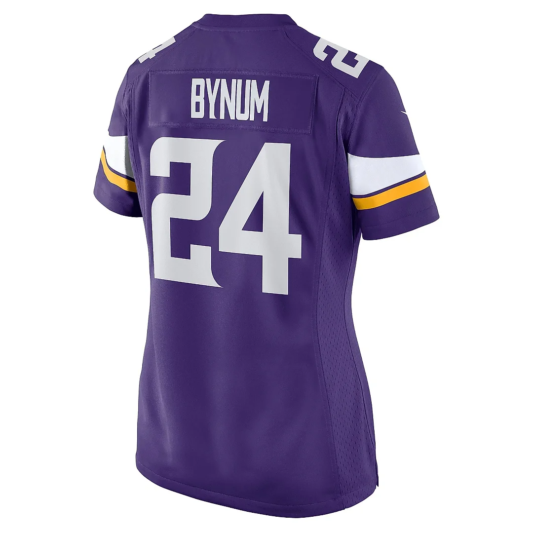 Zennovawear Women's Minnesota Vikings Camryn Bynum Purple Player Game Jersey
