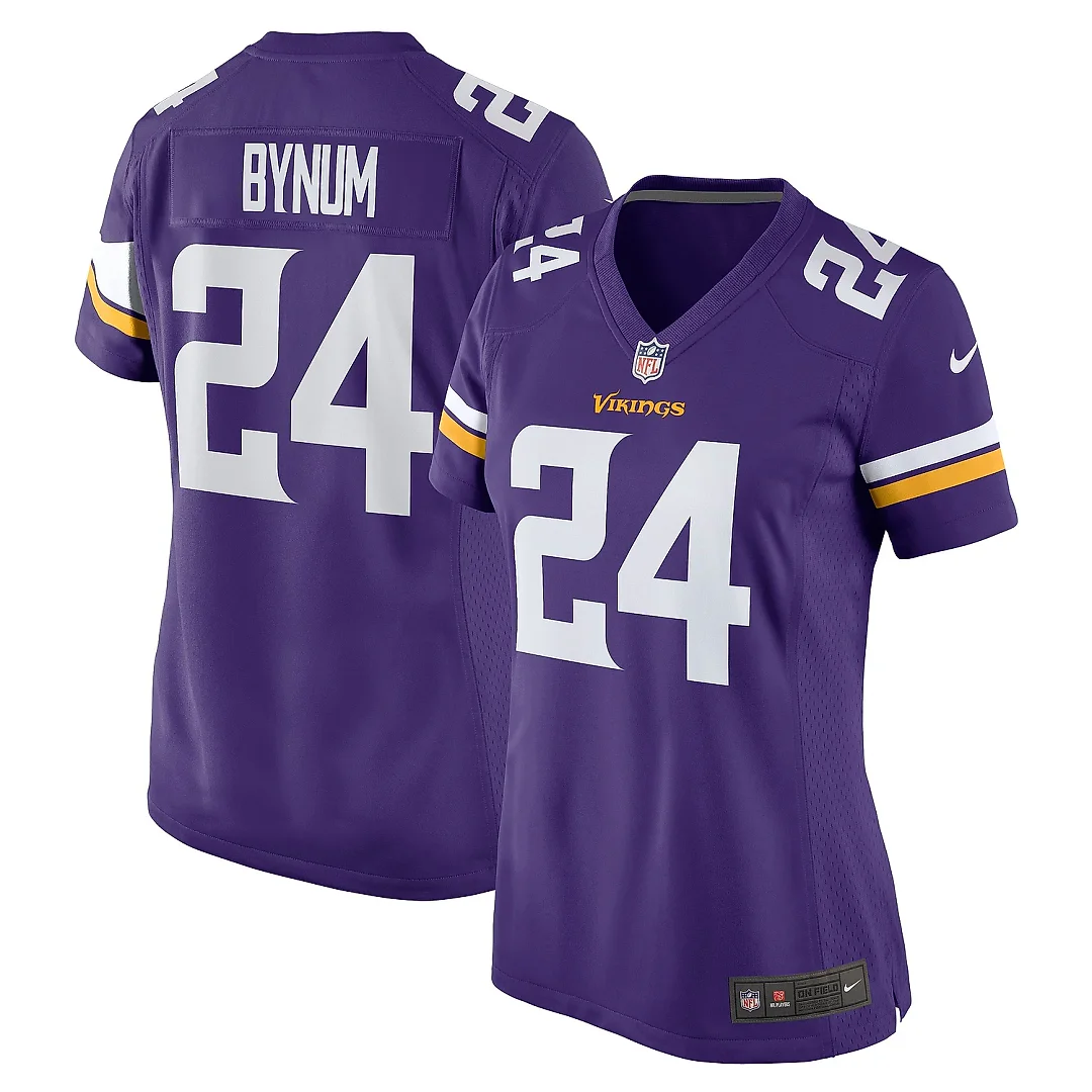 Zennovawear Women's Minnesota Vikings Camryn Bynum Purple Player Game Jersey